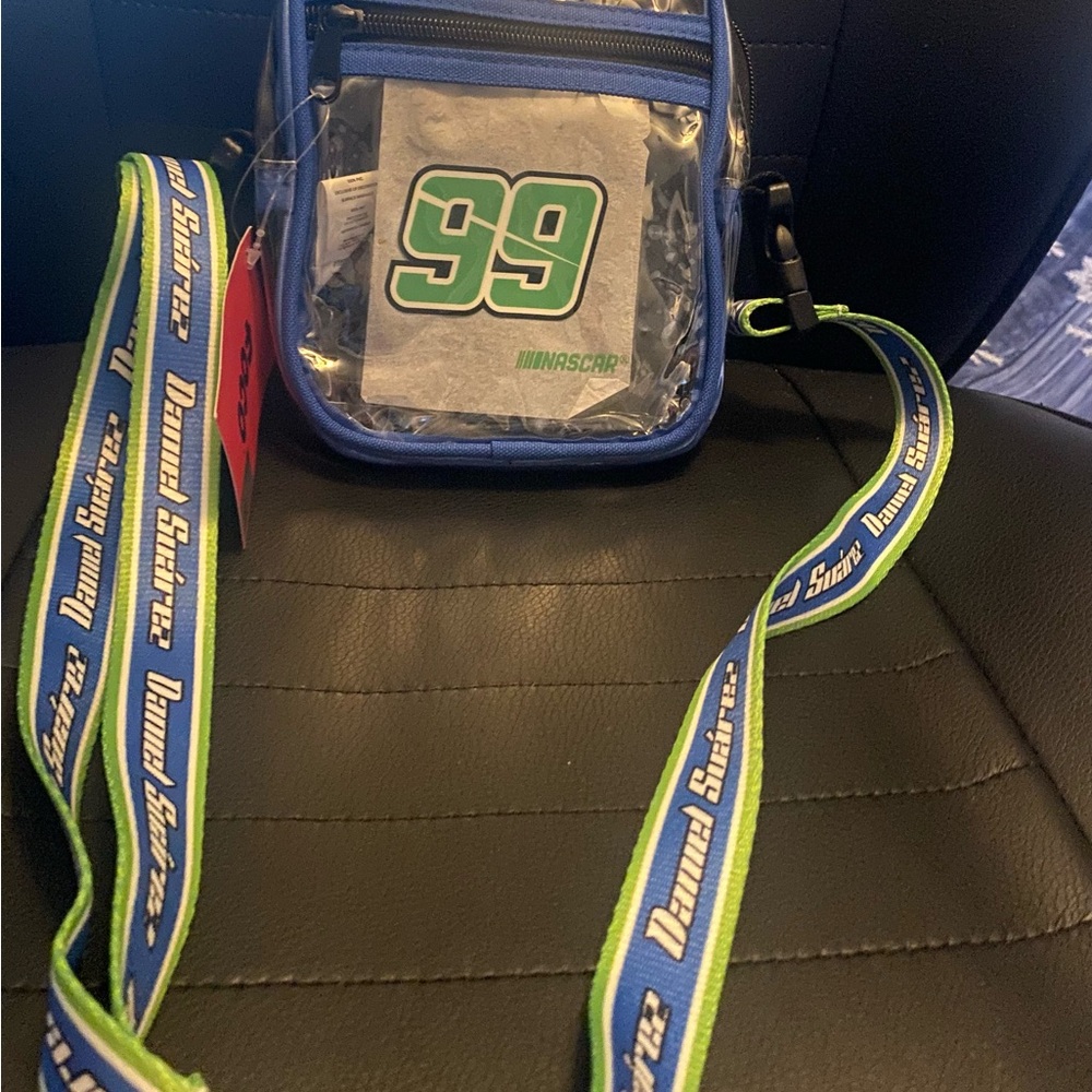 Nascar Blue and Green Men's Bag